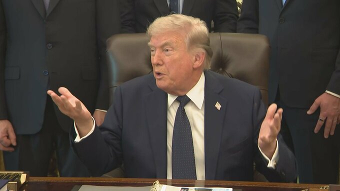 【速報】トランプ大統領 イランに対する核兵器の使用を否定「どのような人間であれ、核兵器の使用は許されない」