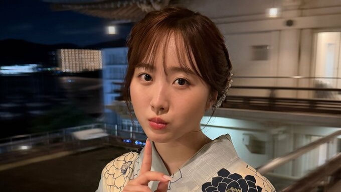 【 本田望結 】大柄花模様の浴衣姿で「びわ湖大花火大会」へ　見返りショットや艶やかな佇まいに絶賛の声|TBS NEWS DIG