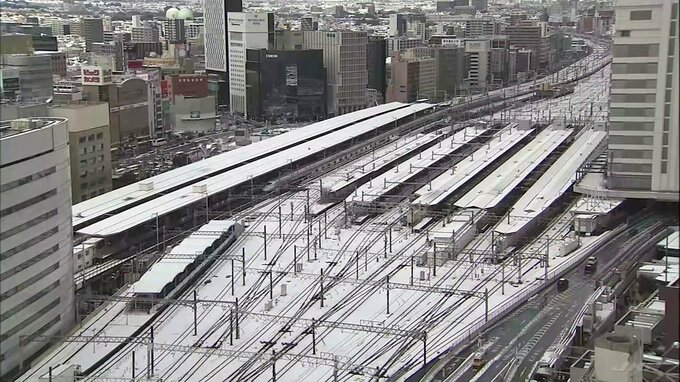 【速報】東海道新幹線　雪の影響で遅れ|TBS NEWS DIG
