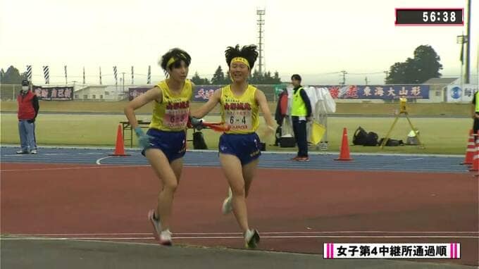 山形県高校駅伝2024 女子 第四中継所通過順位　|　山形のニュース│TUYテレビユー山形