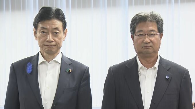原発「処理水」放出　西村経産大臣 全漁連訪問 改めて理解求める