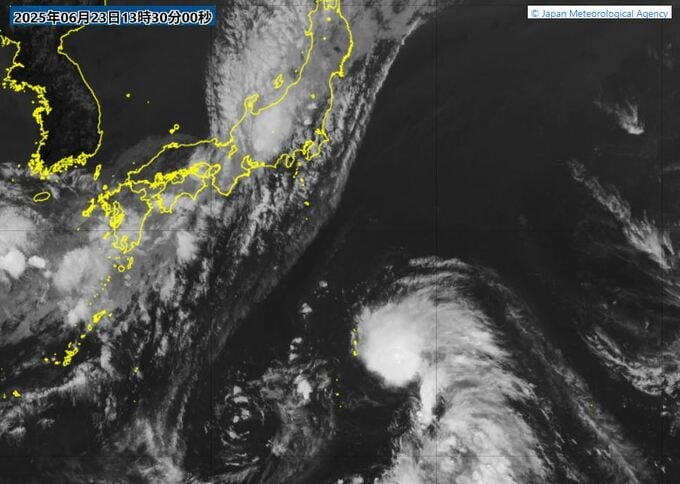 台風2号（セーパット）が小笠原近海で発生　熱帯低気圧が発達　23日夜のはじめ頃から24日未明にかけて小笠原諸島に最も接近か　予想進路は？影響は？　|　BSSニュース | BSS山陰放送