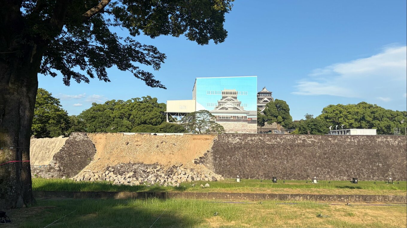 【地震後の熊本城の画像追加】復旧の道半ばに「再び」被災 遠のく“完全復活” | TBS NEWS DIG フォトギャラリー