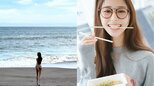 【 斎藤恭代 】ビーチに水着でバックショット&焼きそばスマイル「夏始まるらしい」 フォロワー反響「こういうのがイイ」「夏女だね」|TBS NEWS DIG