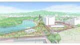 旭川沿いの烏城公園石山地区の整備方針　店舗が入る施設やイベントステージなど2029年度中にオープン予定【岡山】|TBS NEWS DIG