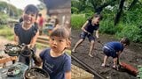 【 ののちゃん 】 妹・ひーちゃんと雨上がりの泥遊びを満喫 手作り“泥のごちそう”に「可愛いすぎる仲良し姉妹」の声|TBS NEWS DIG
