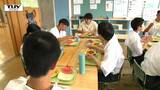 元Jリーガー岡﨑建哉さんが中学校で食育授業!岡﨑さんが作った米や野菜が給食に登場 生徒たちに「挑戦する大切さ」伝える(山形・村山市) | 山形のニュース│TUYテレビユー山形