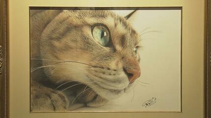 全ネコ好きが歓喜！！かわいくてリアルすぎる「猫」の絵を描く色鉛筆