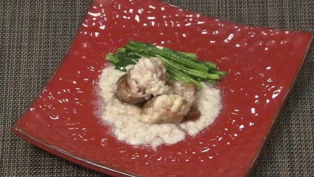 白子レシピ　外はカリカリ中トロ～ン「鱈の白子の豚バラ包み焼き　白子ソース」簡単おうち和食【わっちtheキッチン】　|　青森のニュース│ATV NEWS│青森テレビ
