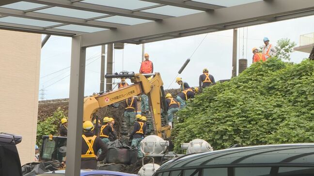 大雨でのり面崩れる…山陽線新山口-下関間 終日運転取りやめ 山口・下関|TBS NEWS DIG