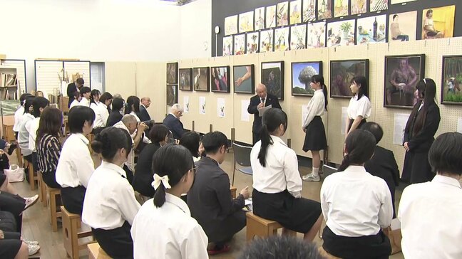 「二度と起こっちゃいけん」被爆者の証言を基に高校生が描く「原爆の絵」が完成|TBS NEWS DIG