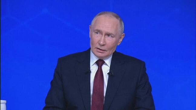 プーチン大統領 和平交渉めぐり「ボールはウクライナ側に」 8月の米ロ首脳会談前に“妥協”求められたこと明かす 年末恒例大記者会見|TBS NEWS DIG