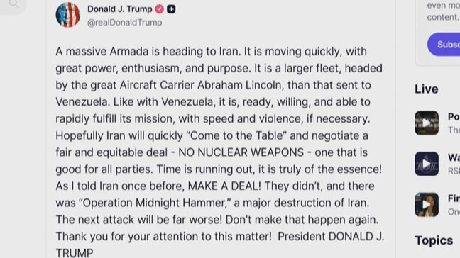 トランプ大統領 イランに大規模攻撃警告 核開発問題で交渉に応じるよう圧力　「対話準備も追い詰められれば激しく応戦」イラン国連代表部|TBS NEWS DIG