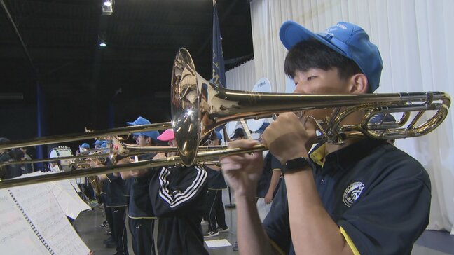 あす甲子園開幕 日本航空高校で系列校もあわせ 生徒約300人が参加しての熱い応援練習|TBS NEWS DIG