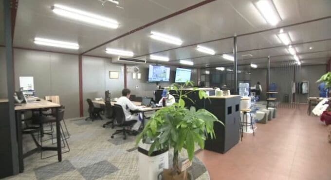間仕切りのメーカーが“壁のない”新オフィス公開 コミュニケーション活性化図る　|　石川県のニュース｜MRO北陸放送