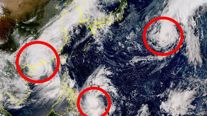 【台風情報】“トリプル台風”の今後の進路や勢力は？　24日に発生確認の「台風20号」や非常に強い勢力の「台風18号」　迷走続いた「台風19号」の最新進路は…【雨風シミュレーション・気象庁情報】|TBS NEWS DIG