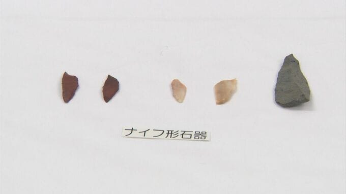 約3万年前の地層から旧石器時代の「ナイフ形石器」発見　貴重な手掛かりに|TBS NEWS DIG