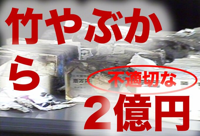 「竹やぶから不適切な2億円騒動」（1989年）【TBSアーカイブ秘録】|TBS NEWS DIG