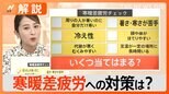 【寒暖差疲労チェックリスト】3つ当てはまったら要注意!1分で出来る解消ストレッチをご紹介【Nスタ解説】|TBS NEWS DIG
