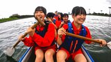 大分舞鶴伝統のドラゴンボートレース 河川敷から大歓声 300人が心に青春の1ページを刻む | 大分のニュース|OBS NEWS|大分放送