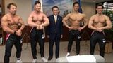 ボディビル世界大会優勝の4選手が報告 トレーニング日課の鈴木康友知事と筋肉話で盛り上がる＝静岡　|　静岡のニュース | SBSNEWS | 静岡放送
