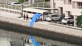 福岡市天神の川に女性の遺体　Tシャツに短パン姿　額にぶつけたような痕　事件や事故の可能性を視野に捜査|TBS NEWS DIG