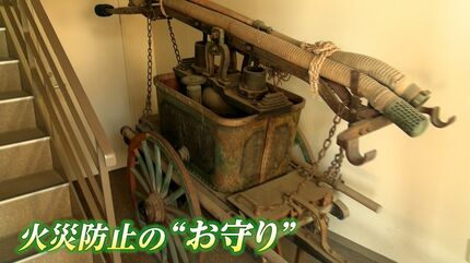 約100年前の「手押し式の消火ポンプ」が里帰り なぜ建設会社で保管