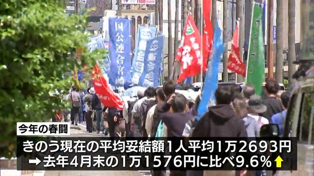 メーデー集会　賃上げなど労働条件の改善を　連合宮崎|TBS NEWS DIG