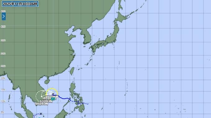 【台風情報】台風27号(コト)は南シナ海でぐるぐる停滞…ゆっくり西へ　今後の進路予想|TBS NEWS DIG