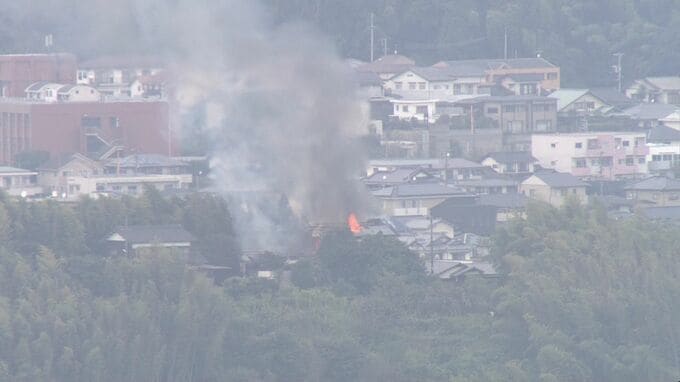 【速報】下関市幡生町２丁目で建物火災　|　山口のニュース・天気・防災｜tys NEWS｜ｔｙｓテレビ山口