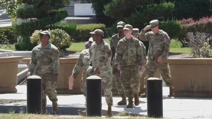 米ワシントンに州兵到着　トランプ大統領「犯罪緊急事態」宣言を受け|TBS NEWS DIG