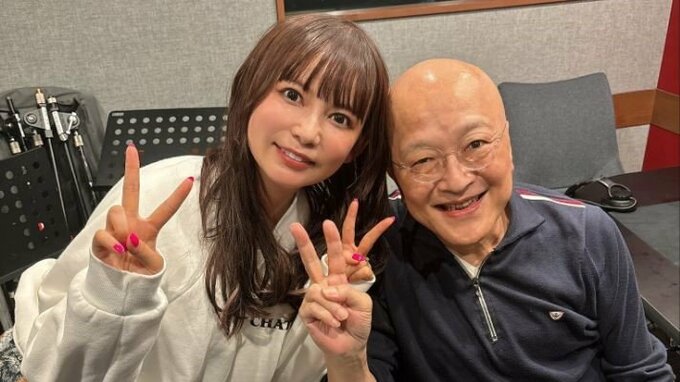 【中川翔子】がん闘病告白の山田五郎さんと２ショット「ラジオ収録しました！」"いつも通り元気に"|TBS NEWS DIG