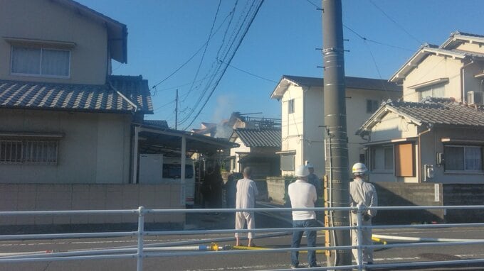 【速報】「一般住宅が炎上中」倉敷市連島で建物火災|TBS NEWS DIG