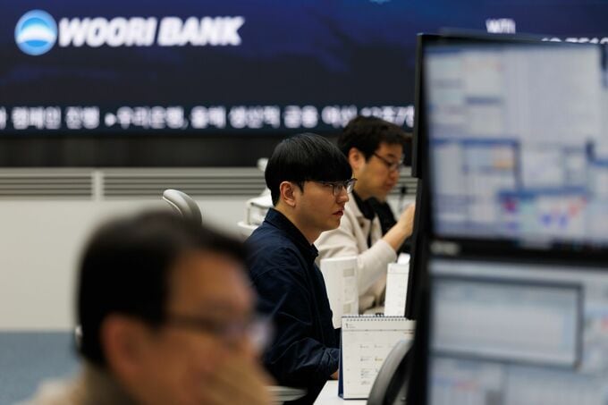 韓国KOSPIが一時5.8%高、米半導体株高に追随－SKハイニックス8%高