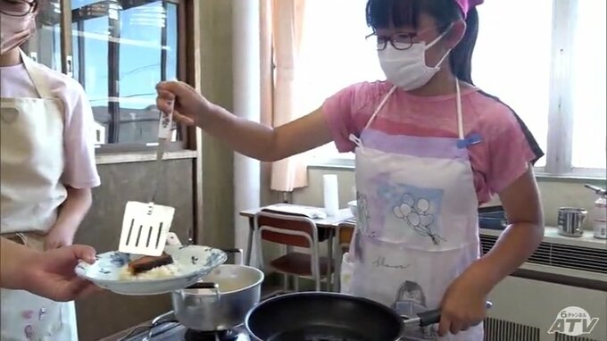 ジオパークの全国大会の盛り上げに向け　小学生が「ジオ弁当」の調理実習に挑戦！　|　青森のニュース│ATV NEWS│青森テレビ