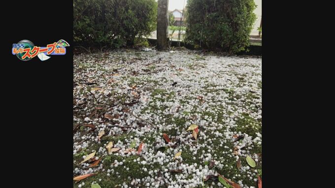 「洗濯干場にいたら凄い雨音と…」　測ったら「雹」　１３日は前日よりさらに冷え込む見込み　|　BSSニュース | BSS山陰放送