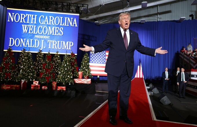 トランプ氏、集会で経済実績強調－エプスタイン資料公開巡る言及なし