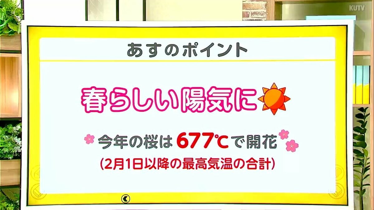 高知の天気　１７日　広い範囲で晴れ　日中は上着いらずの暖かさに　山岸拓気象予報士が解説