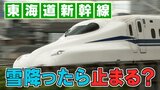 雪が降ったら東海道新幹線は止まるの？ JR東海に聞いてみた  雨の場合は主に3つの基準がある|TBS NEWS DIG