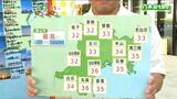 「東部で35度以上の猛暑日、熱中症に十分注意を」tbc気象台 30日|TBS NEWS DIG