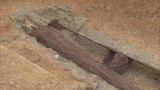 国内最大級の円墳で保存状態良好な『筒状の木棺』を確認　奈良・富雄丸山古墳|TBS NEWS DIG