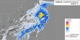 【大雨情報】台風24号が熱帯低気圧になっても伊豆諸島で平年1か月分の記録的大雨 10日にかけて東日本・西日本で土砂災害に最大警戒を【雨雲シミュレーション】 | 富山のニュース|天気・防災|チューリップテレビ