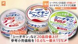 「シーチキン」年内2度目の値上げ 「シーチキンマイルド」335円→385円に 8月から|TBS NEWS DIG