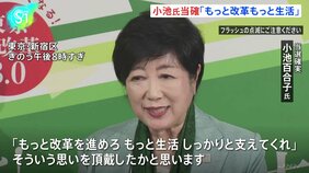 東京都知事選挙 現職・小池百合子氏が当選確実、3期目へ「もっと改革もっと生活」 石丸氏は激しい追い上げも及ばず 一騎打ちとみられた蓮舫氏は3位となる見通し|TBS NEWS DIG