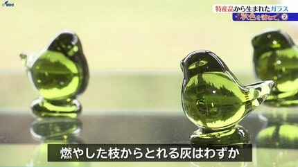 秋色を訪ねて】② 特産のぶどうの木の枝を燃やし、出てきた灰を活用