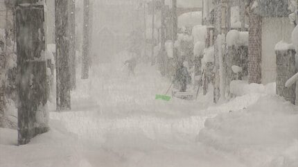 青森で積雪60cm超 平年の3倍以上に… 豪雪地帯・酸ケ湯では積雪2m超