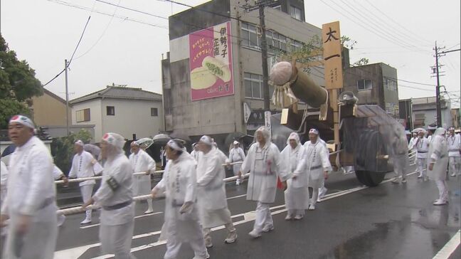 20年に一度の式年遷宮で使う“御神木” 伊勢神宮の外宮に向けて運び出す 岐阜などで切り出された樹齢300年以上のヒノキ|TBS NEWS DIG