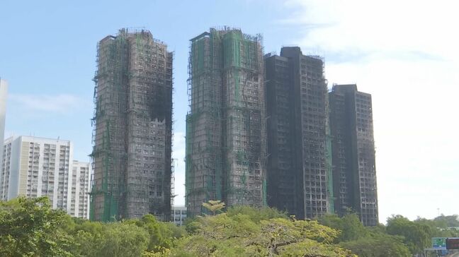 香港マンション火災 被害あった7棟の住人に“自宅に戻れる日”を発表|TBS NEWS DIG