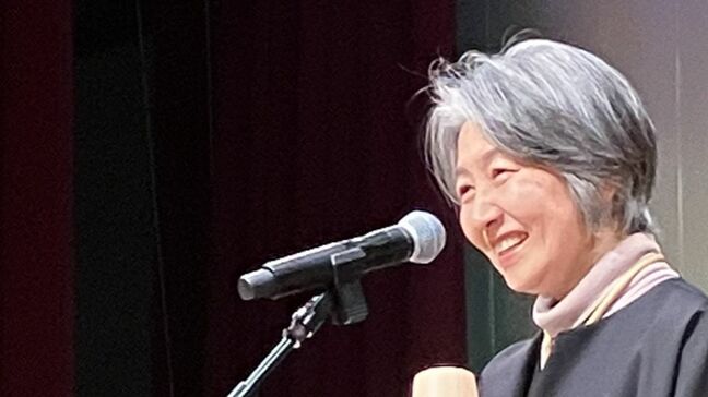 小池昌代さん「永瀬清子さんの詩はまるで呪文のように、言葉の流れに巻き込まれていく」生誕120年を記念した朗読会で魅力を語る【岡山】|TBS NEWS DIG