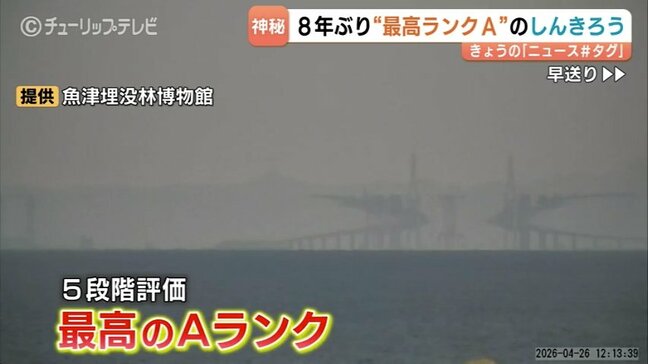 富山湾の神秘…8年ぶり最高評価“Aランク”の蜃気楼を観測 　対岸の新湊大橋が反転！肉眼で2時間以上確認、神秘の現象　富山|TBS NEWS DIG